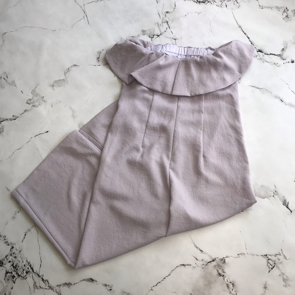 Aritzia Babaton Flutter Jumpsuit Lilac Purple - Picture 6 of 6